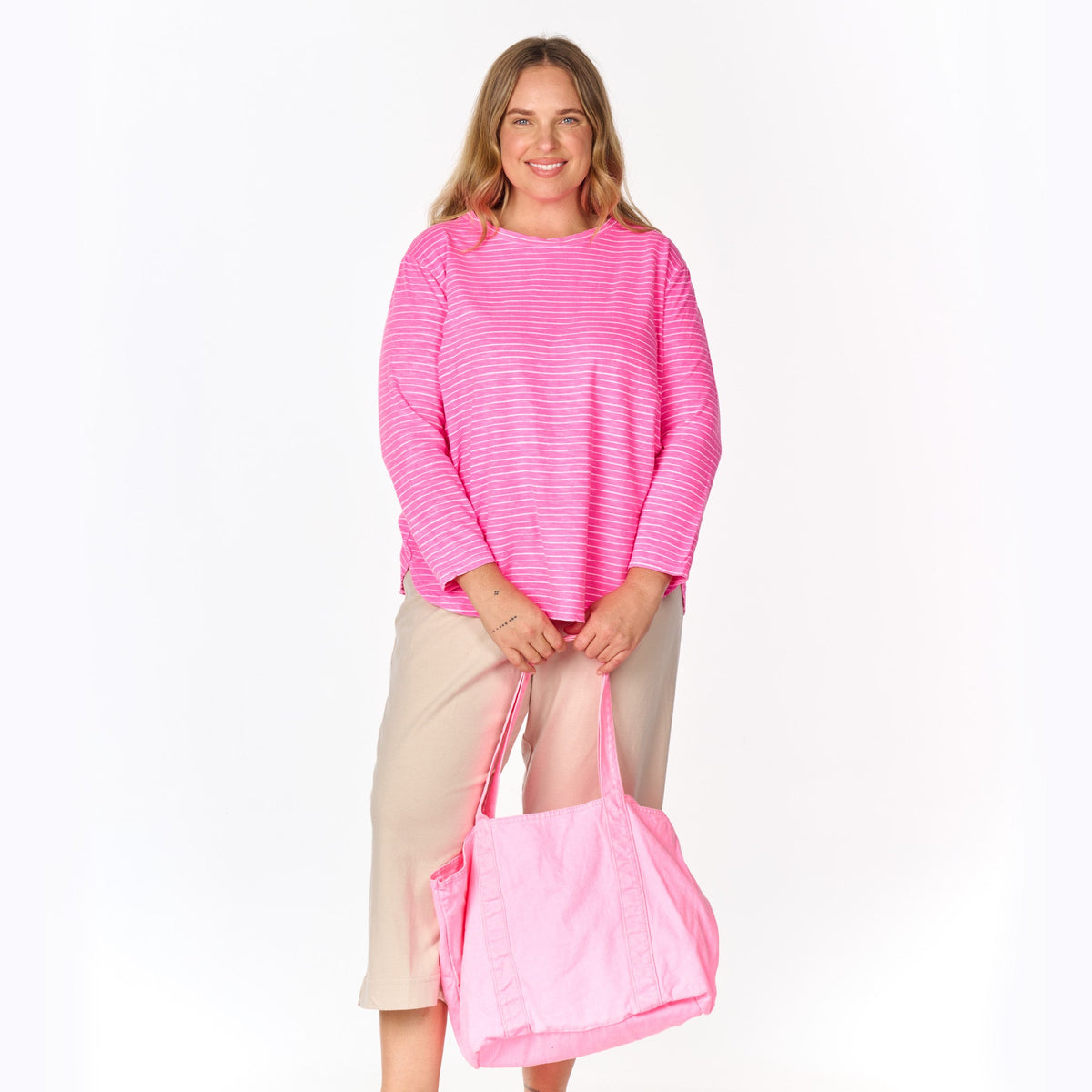 Ocean Stripe Catalina Top | Plus Size | Clearance